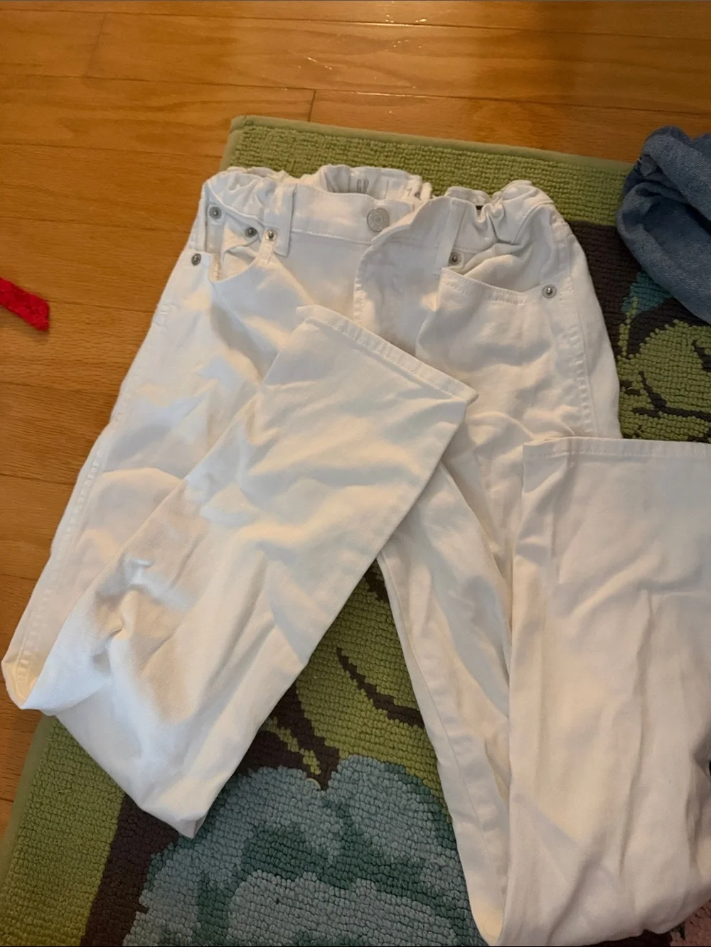 GAP kids White High-Rise Pencil Slim Ankle Jeans Size 14